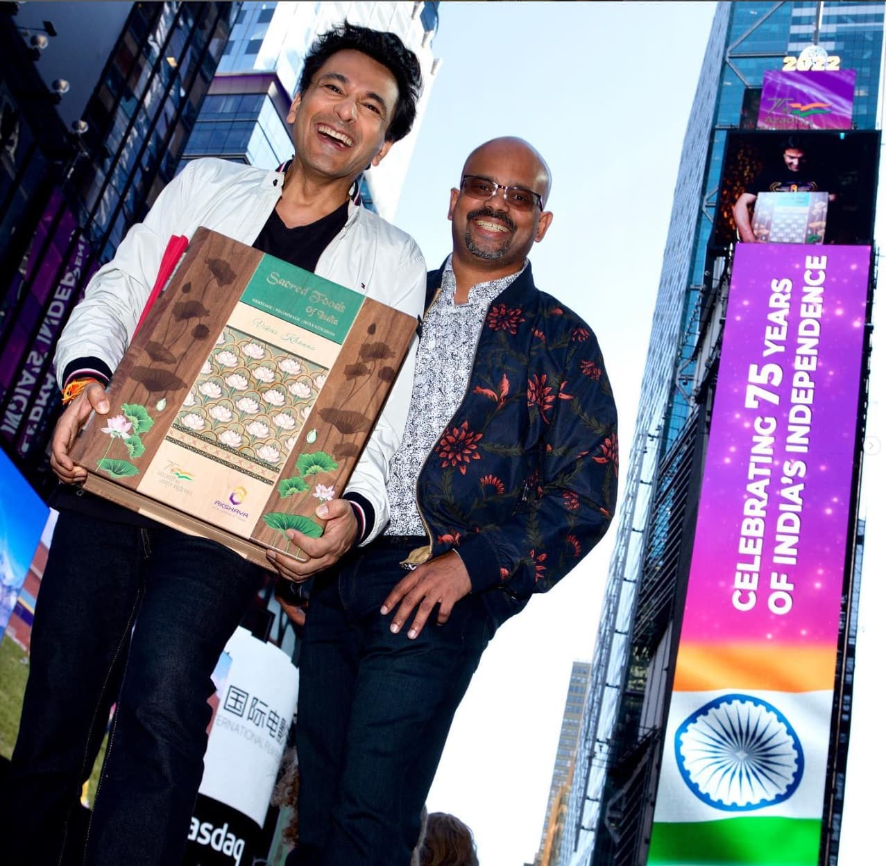 Akshaya Featured in Times Square, New York